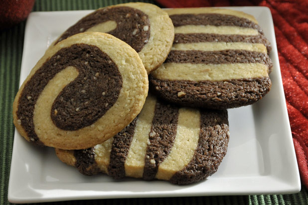 8. Nutella Amaretto Icebox Cookies with Almonds