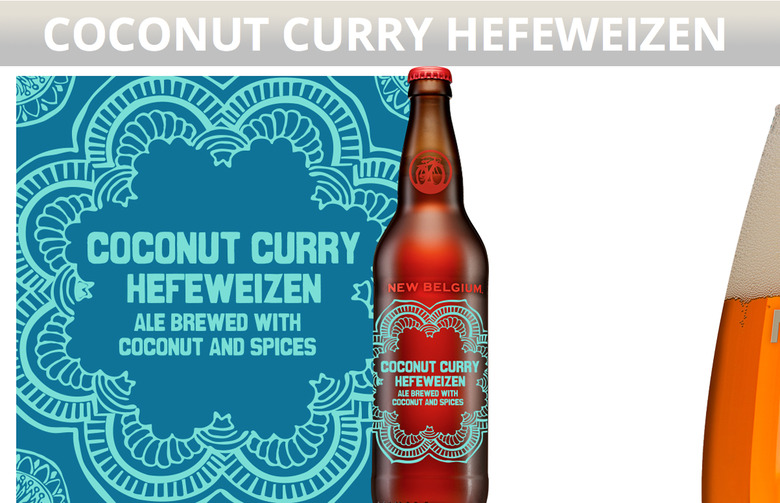 Coconut Curry Hefeweizen: New Belgium Brewery