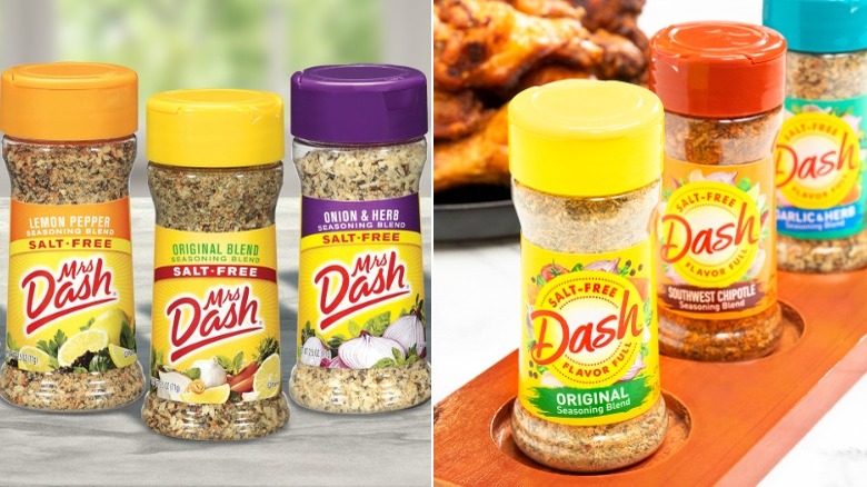 Mrs. Dash and Dash bottles