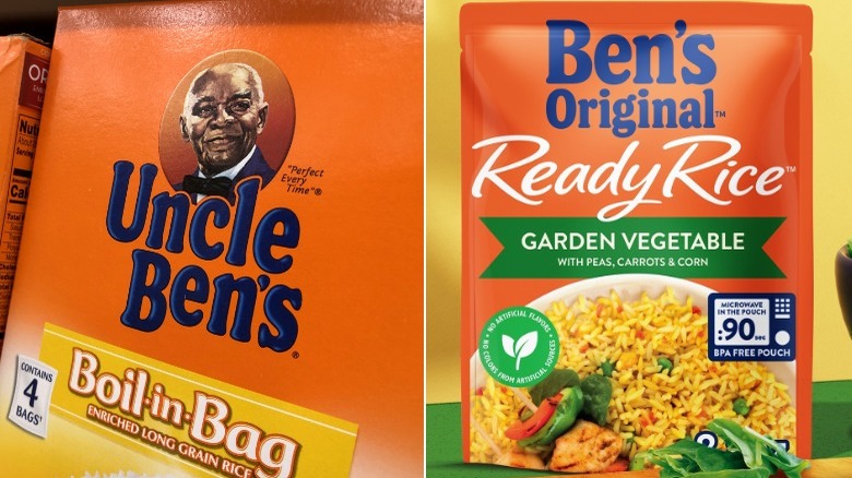 Uncle Ben's and Ben's Original packaging 