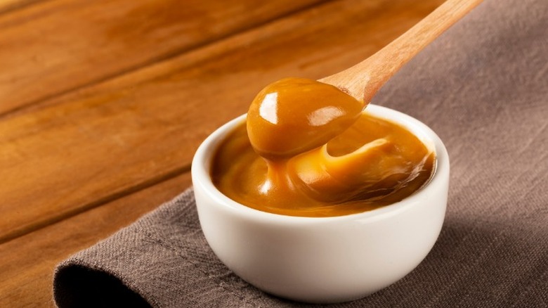 Dulce de leche in bowl