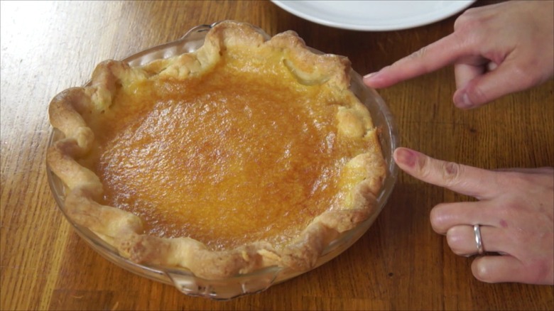 Perfectly baked water pie