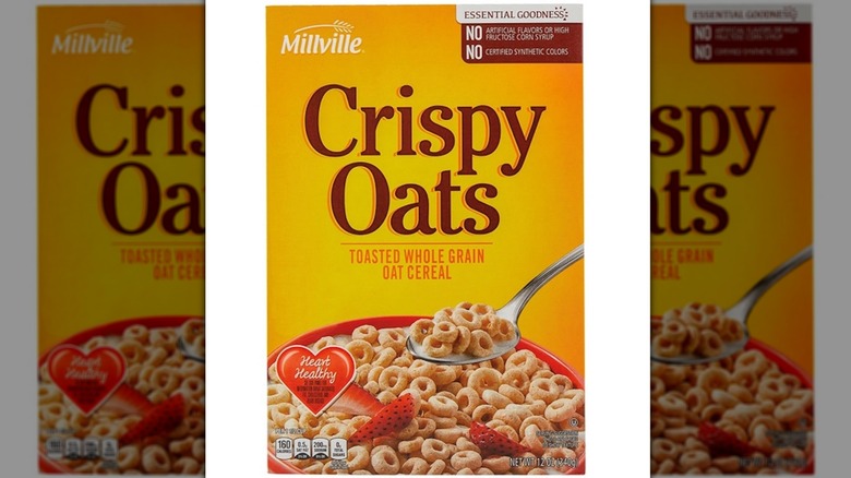 Aldi Millville crispy oats box