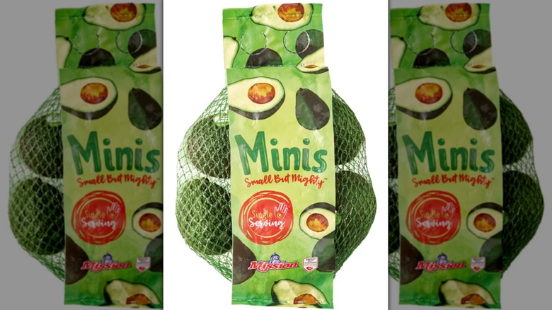 Aldi Mission mini avocados bag