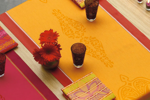 10. Jacquard Tablecloth