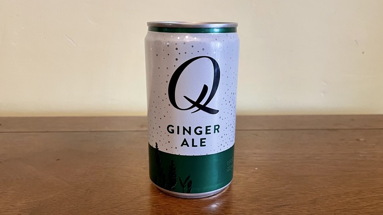 small can of Q ginger ale