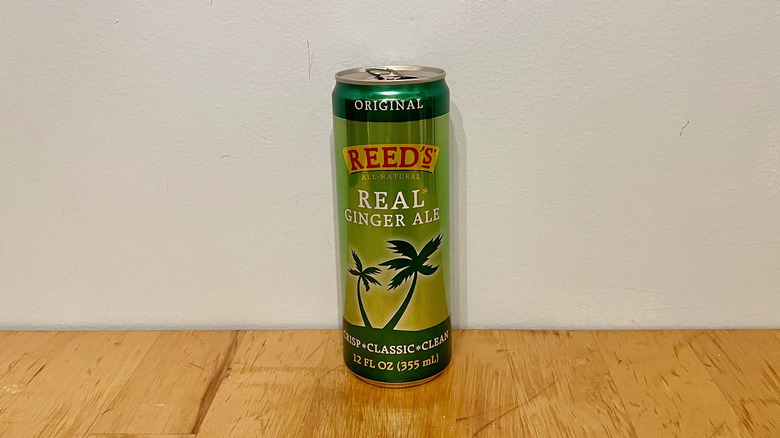 Green can of Reed's Real ginger ale