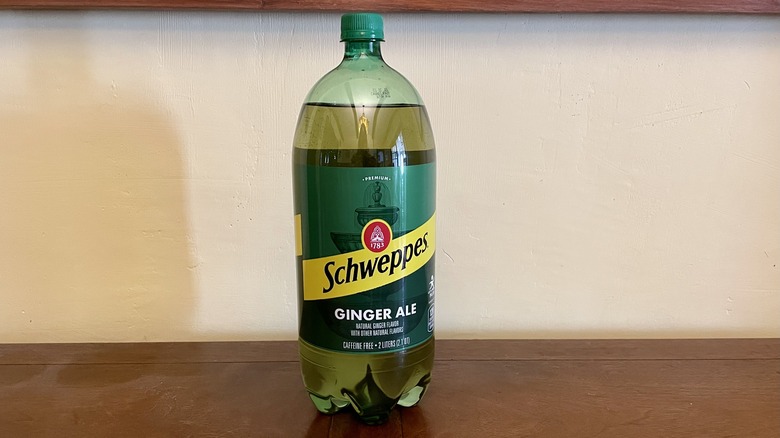 Schweppes ginger ale large bottle