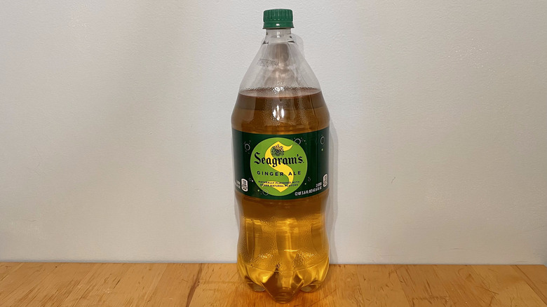 Large bottle of Seagram's ginger ale