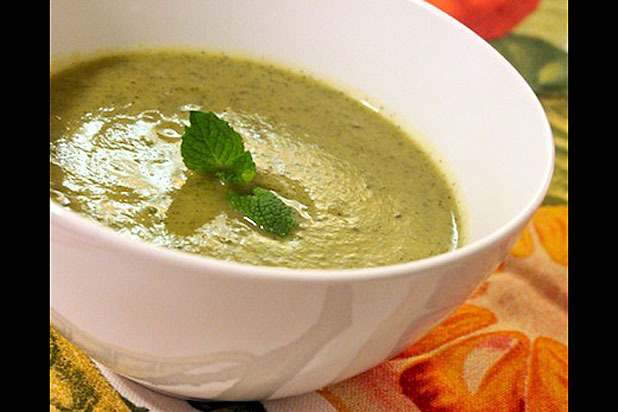 Appetizers: Cold Zucchini Soup