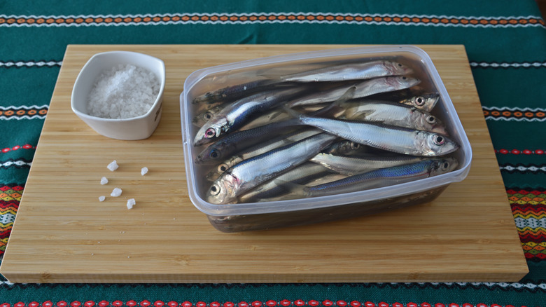 herring in brine