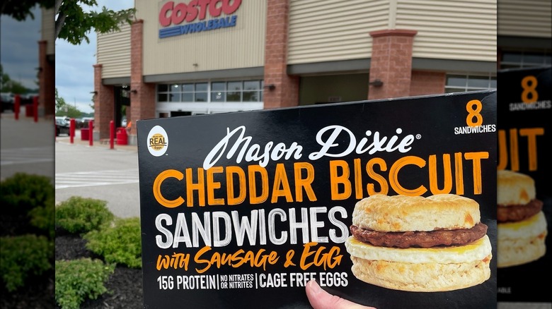 Mason Dixie Cheddar Biscuit Sandwiches