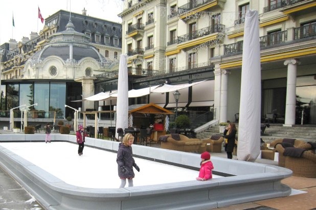 Picturesque Ice Pirouettes (Lausanne, Switzerland)