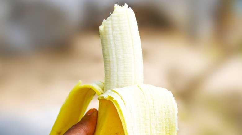 Closeup of banana