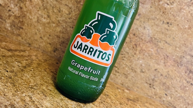 grapefruit jarritos soda bottle