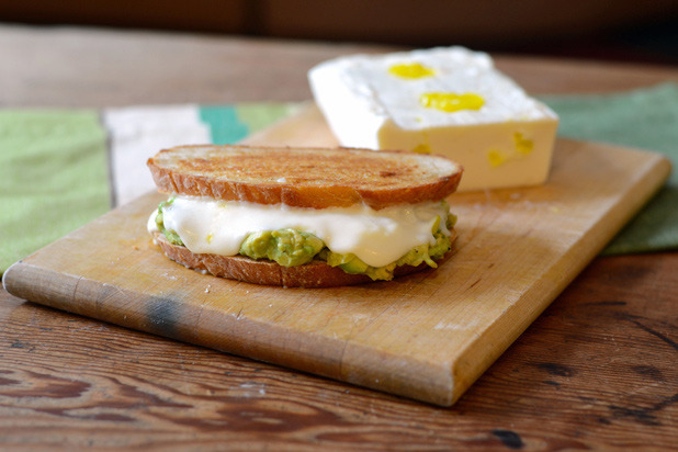 Faux Grilled Monterey Jack and Avocado