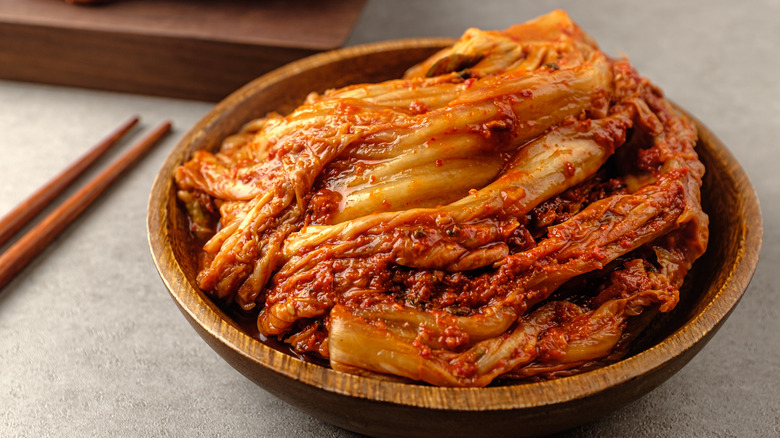 Kimchi in bowl