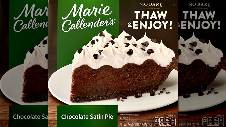 Chocolate Satin Pie box