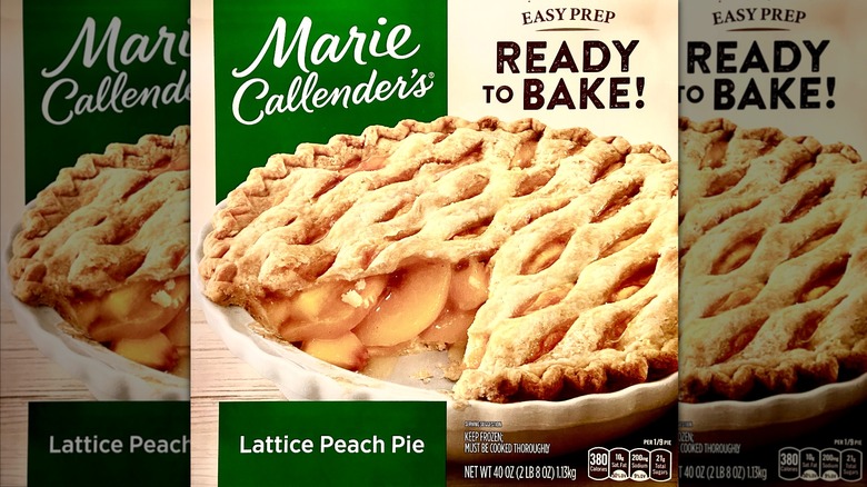 Lattice Peach Pie box