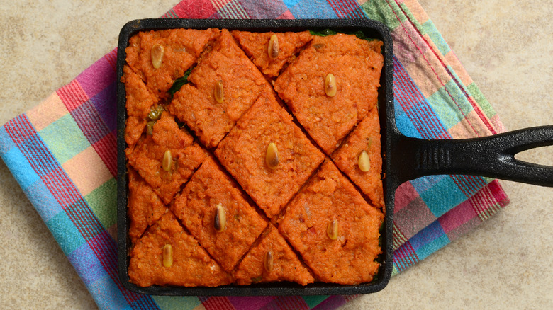 Kibbeh Lebanese meatloaf