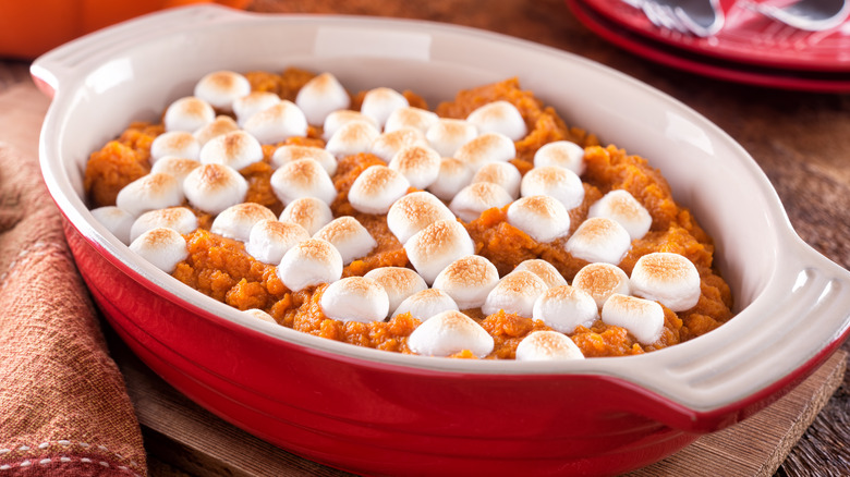 sweet potato casserole tray