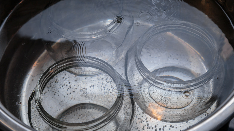 Boiling glass containers