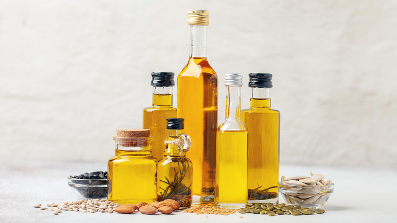 various cooking oils