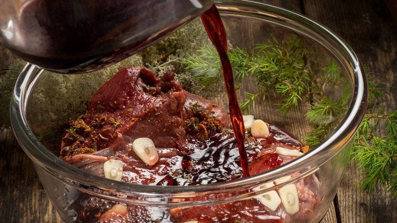 red wine marinade for meat