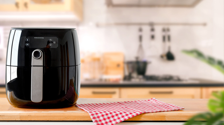 Air fryer on countertop