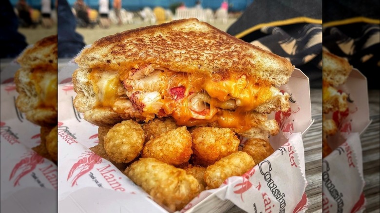 Cousins Maine Lobster grilled cheese