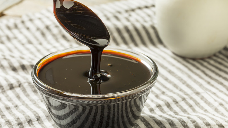 Black sugar cane molasses