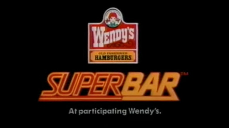 Wendy's SuperBar advertisement