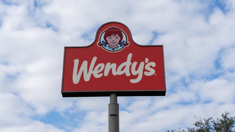 Wendy's sign outdoors