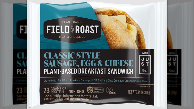 field roast breakfast sandwich