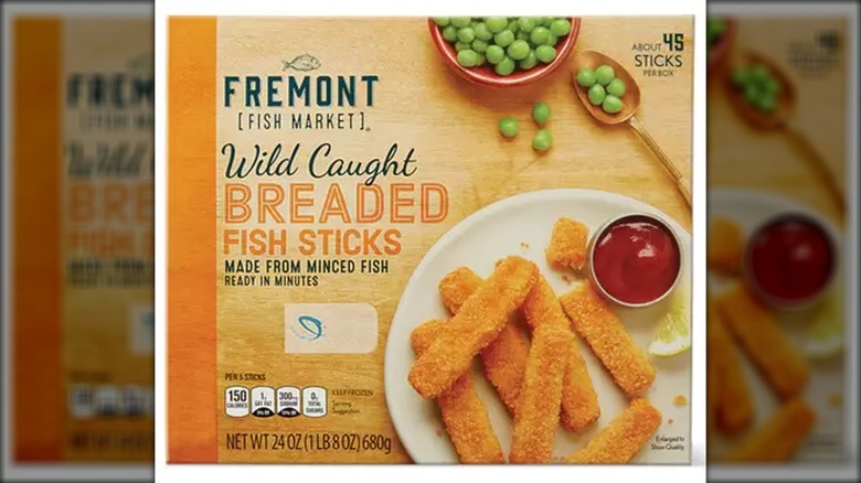 Fremont Fish Market fish sticks  packaging