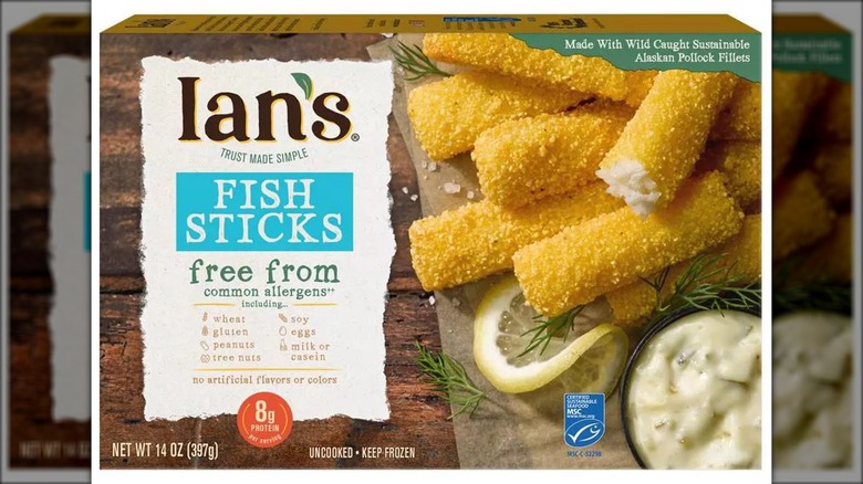 Box of Ian's fish sticks