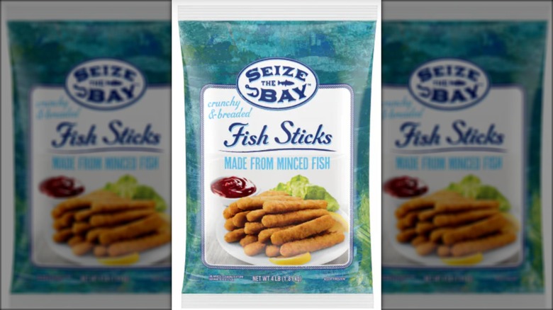 Seize The Bay Fish Sticks packaging