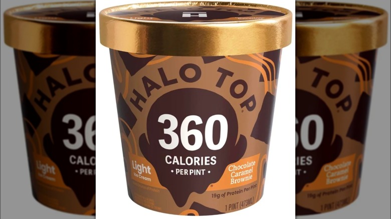 halo top chocolate caramel brownie