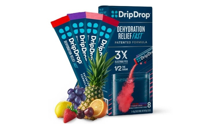 drip drop box with packets