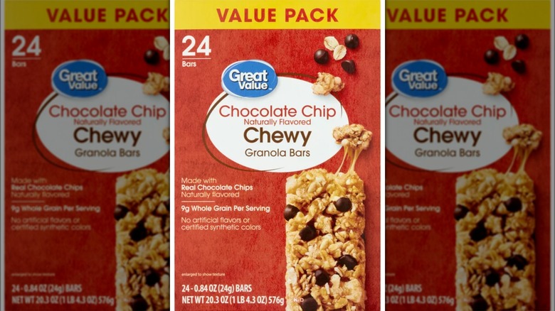 great value chocolate granola bars