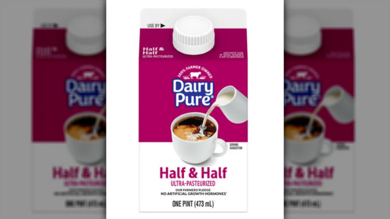 Pint of DairyPure Half and Half