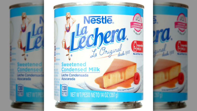 Can of Nestle La Lechera Sweetened Condensed Milk