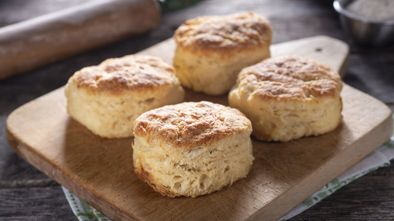 Buttermilk biscuits on board