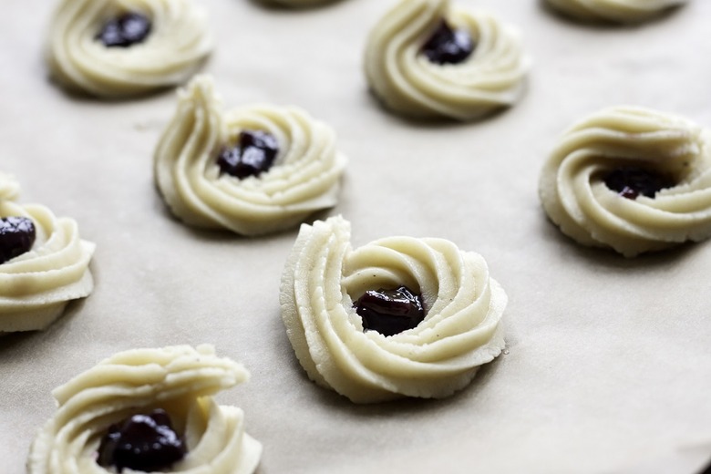 Paleo Blueberry Thumbprint Cookies