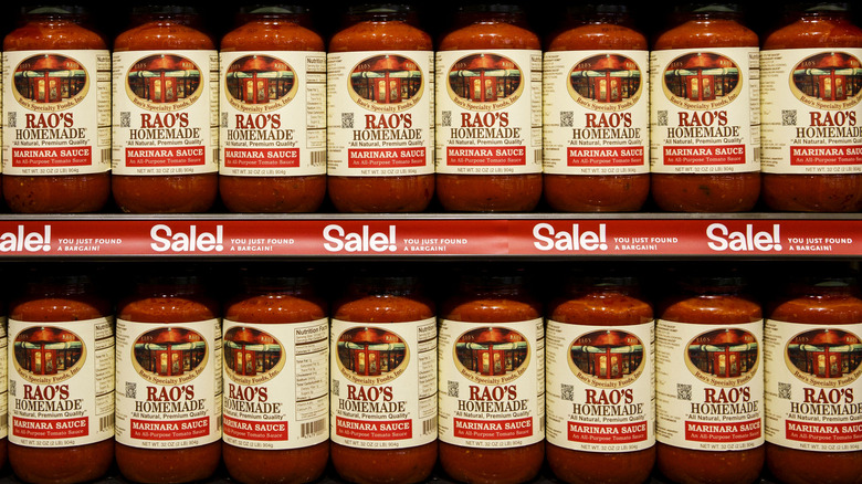 jars of Rao's marinara sauce