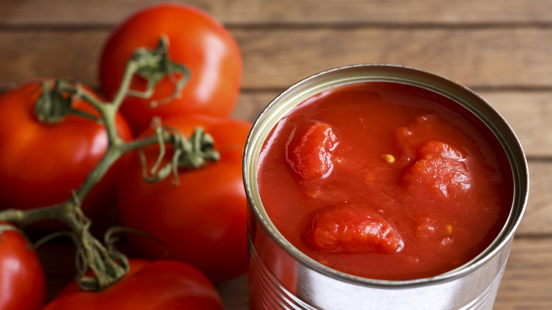 Canned tomatoes