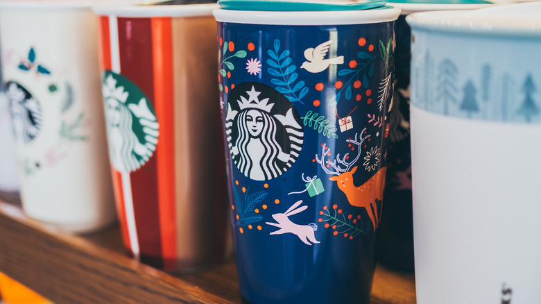 Starbucks holiday cups