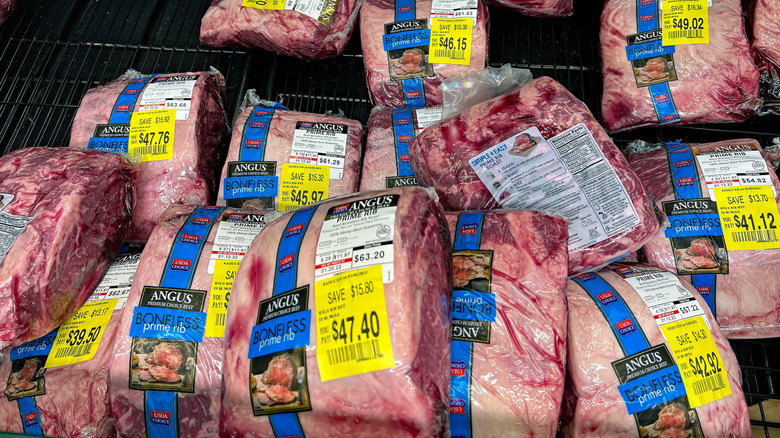 Prime ribs with reduced price