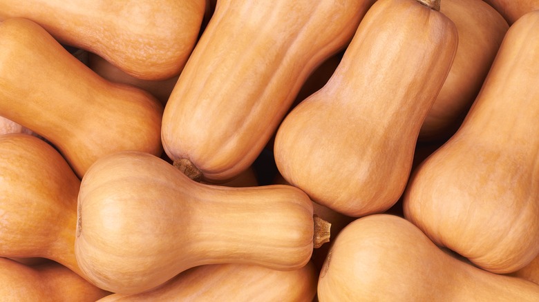 pile of butternut squash