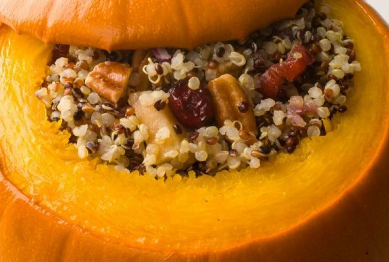 Quinoa-Stuffed Sugar Pumpkin